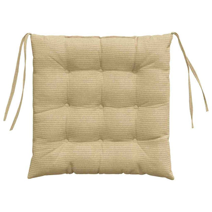 Sittkuddar 4 pcs Grågrön 40 x 40 x 6 cm Kordread tyg