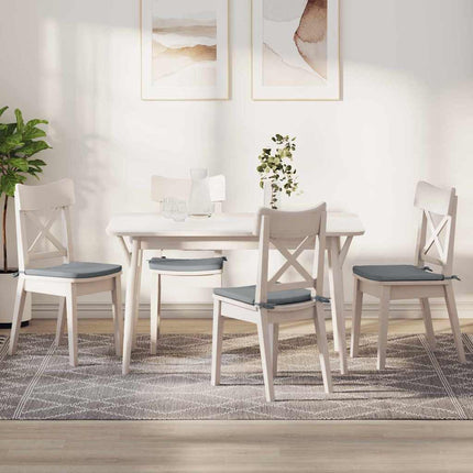 Sittkuddar 4 pcs Ljusgrå 40 x 40 x 3 cm tyg