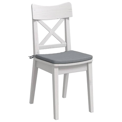 Sittkuddar 4 pcs Ljusgrå 40 x 40 x 3 cm tyg