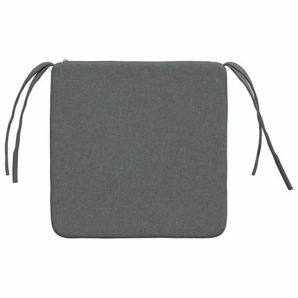 Sittkuddar 4 pcs Mörkgrå 40 x 40 x 3 cm tyg