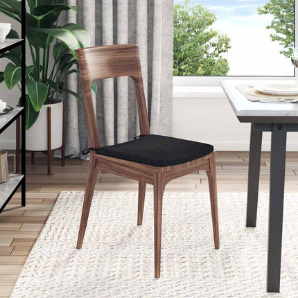 Sittkuddar 4 pcs Svart 40 x 40 x 3 cm tyg