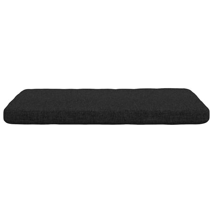 Sittkuddar 4 st tyg Svart 40 x 40 x 3 cm