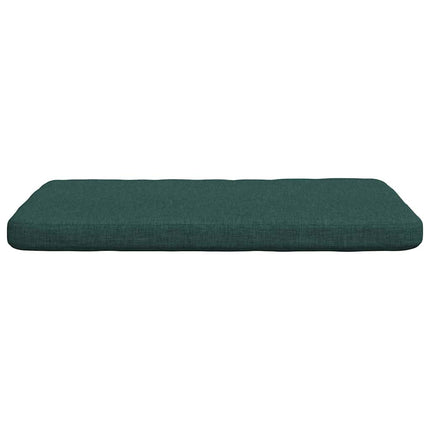 Sittkuddar 4 pcs Mörkgrön 40 x 40 x 3 cm tyg