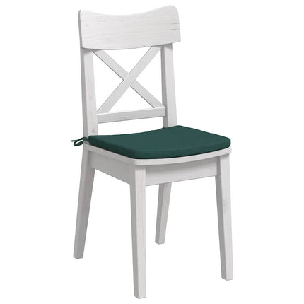 Sittkuddar 4 pcs Mörkgrön 40 x 40 x 3 cm tyg