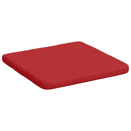 Sittkuddar 4 pcs Röd 40 x 40 x 3 cm tyg