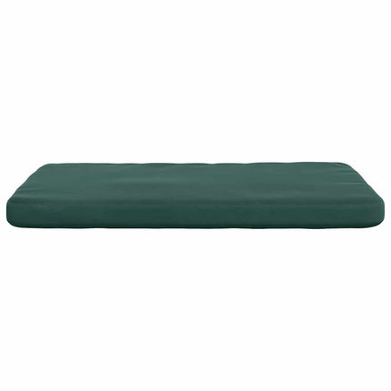 Sittkuddar 4 pcs Mörkgrön 40 x 40 x 3 cm Sammet