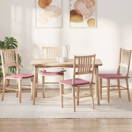 Sittkuddar 4 pcs Rosa 40 x 40 x 3 cm Sammet