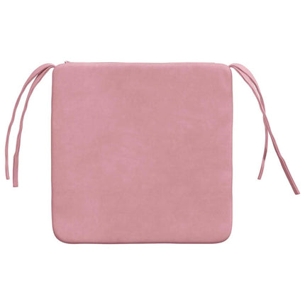 Sittkuddar 4 st Sammet Rosa 40 x 40 x 3 cm