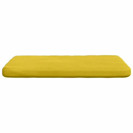 Sittkuddar 4 st Sammet Gul 40 x 40 x 3 cm
