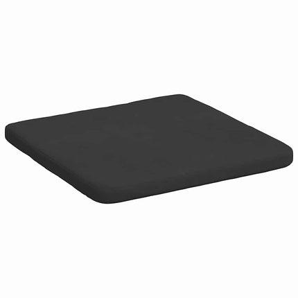 Sittkuddar 4 pcs Svart 40 x 40 x 3 cm Mikrofiber Tyg