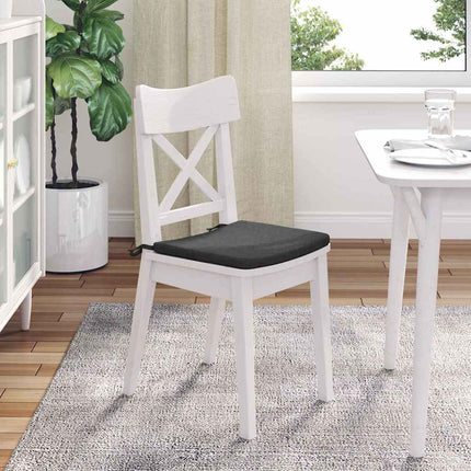 Sittkuddar 4 pcs Mörkgrå 40 x 40 x 3 cm Kordread tyg