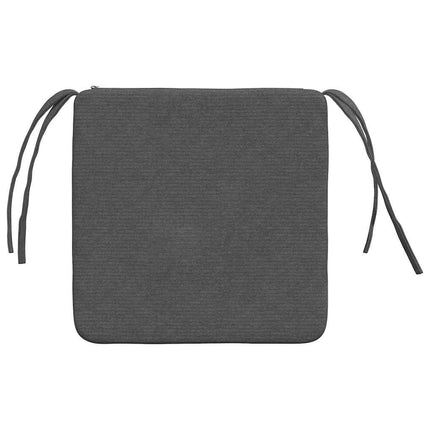 Sittkuddar 4 pcs Mörkgrå 40 x 40 x 3 cm Kordread tyg
