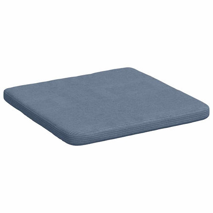 Sittkuddar 4 pcs Blå 40 x 40 x 3 cm Kordread tyg