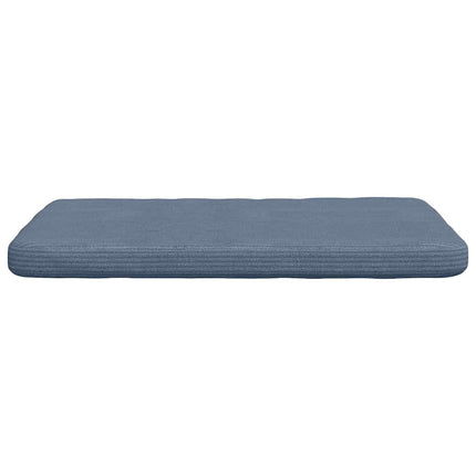 Sittkuddar 4 pcs Blå 40 x 40 x 3 cm Kordread tyg