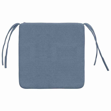 Sittkuddar 4 pcs Blå 40 x 40 x 3 cm Kordread tyg
