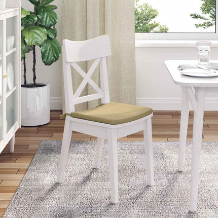 Sittkuddar 4 pcs Grågrön 40 x 40 x 3 cm Kordread tyg