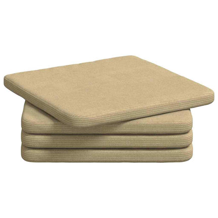 Sittkuddar 4 pcs Grågrön 40 x 40 x 3 cm Kordread tyg