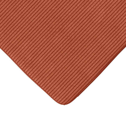 Sittkuddar 4 pcs Röd orange 40 x 40 x 3 cm Kordread tyg