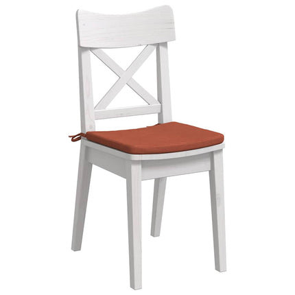 Sittkuddar 4 pcs Röd orange 40 x 40 x 3 cm Kordread tyg