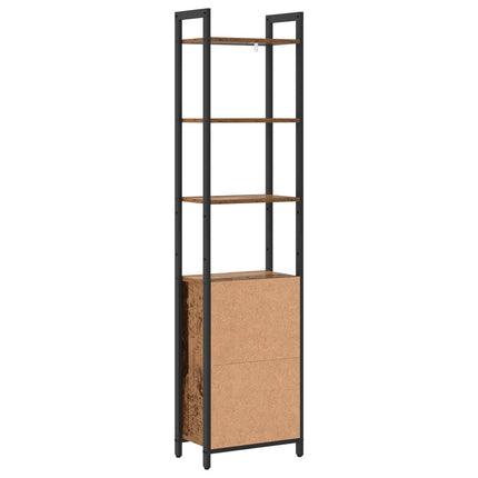 Bokskåp Gammalt trä 40 x 24 x 161 cm Konstruerat trä