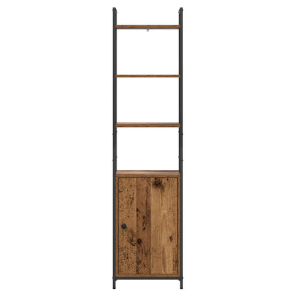 Bokskåp Gammalt trä 40 x 24 x 161 cm Konstruerat trä
