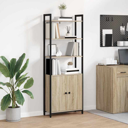 Bokskåp Sonoma-ek 60 x 24 x 161 cm Konstruerat trä