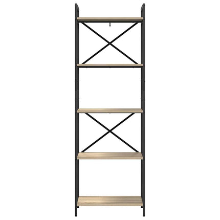 Hyllsystem Sonoma-ek 56 x 34 x 171 cm Konstruerat trä