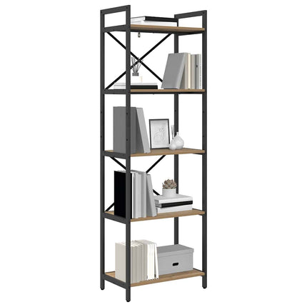 Hyllsystem Artisan Ek 56 x 34 x 171 cm Konstruerat trä