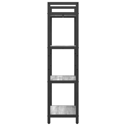 Hyllsystem 4 nivåer 56 x 34 x 133,5 cm Konstruerat trä