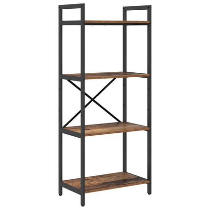 Hyllsystem Gammalt trä 56 x 34 x 133,5 cm Konstruerat trä