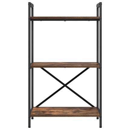 Hyllsystem Rökt ek 56 x 34 x 96 cm Konstruerat trä