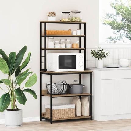 Köks hylla Artisan Ek 80 x 40 x 168 cm Konstruerat trä