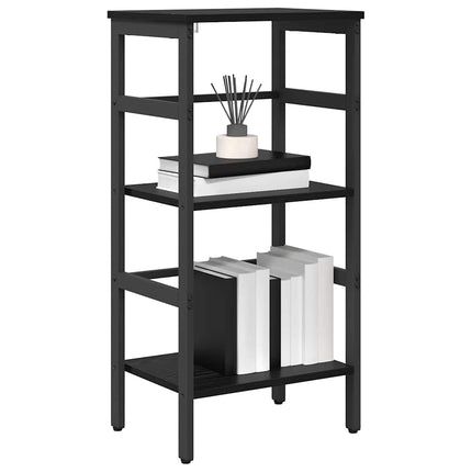 Hyllsystem Svart Ek 40 x 29,5 x 81 cm Konstruerat trä