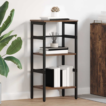 Hyllsystem Rökt ek 40 x 29,5 x 81 cm Konstruerat trä