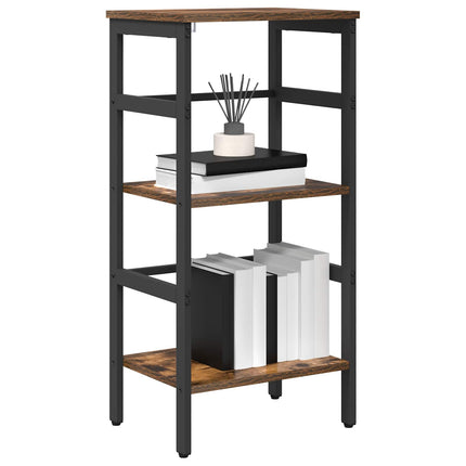 Hyllsystem Rökt ek 40 x 29,5 x 81 cm Konstruerat trä