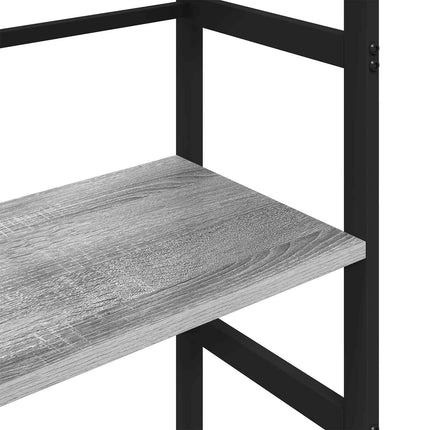 Hyllsystem Grå Sonoma 40 x 29,5 x 81 cm Konstruerat trä