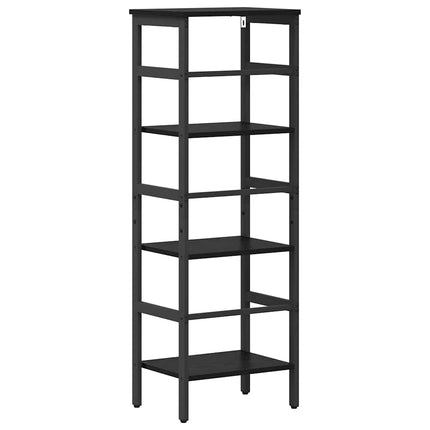 Hyllsystem Svart Ek 40 x 29,5 x 115 cm Konstruerat trä