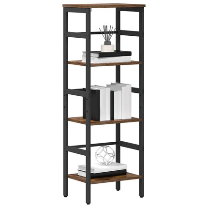Hyllsystem Rökt ek 40 x 29,5 x 115 cm Konstruerat trä