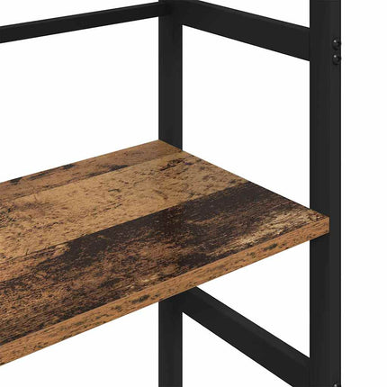 Hyllsystem Gammalt trä 40 x 29,5 x 115 cm Konstruerat trä