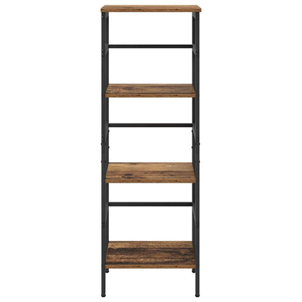 Hyllsystem Gammalt trä 40 x 29,5 x 115 cm Konstruerat trä
