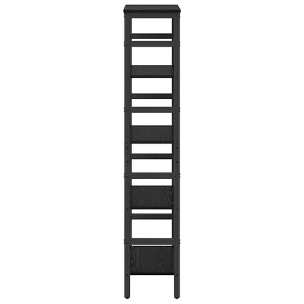 Hyllsystem Svart Ek 40 x 29,5 x 149 cm Konstruerat trä