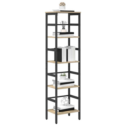 Hyllsystem 4 nivåer 40 x 29,5 x 149 cm Konstruerat trä