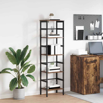 Hyllsystem Rökt ek 40 x 29,5 x 149 cm Konstruerat trä
