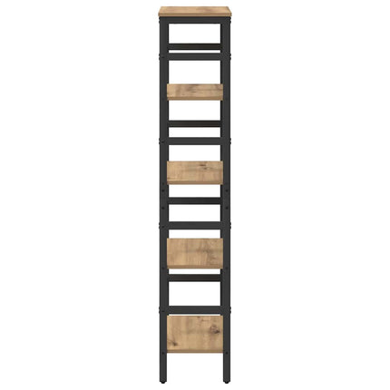Hyllsystem 4 nivåer 40 x 29,5 x 149 cm Konstruerat trä