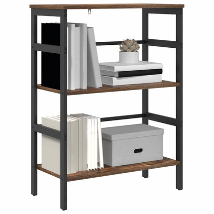 Hyllsystem Rökt ek 60 x 29,5 x 81 cm Konstruerat trä
