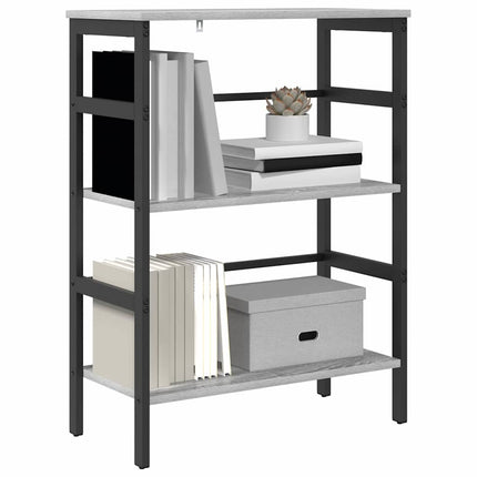 Hyllsystem Grå Sonoma 60 x 29,5 x 81 cm Konstruerat trä