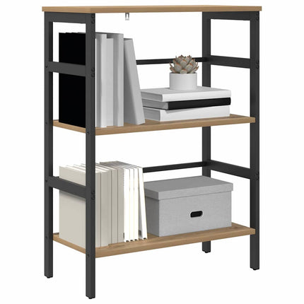 Hyllsystem 2 nivåer 60 x 29,5 x 81 cm Konstruerat trä