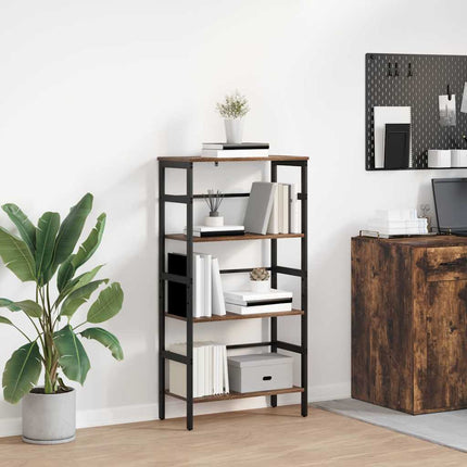 Hyllsystem Rökt ek 60 x 29,5 x 115 cm Konstruerat trä