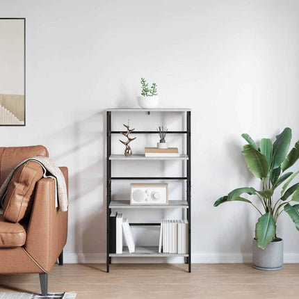Hyllsystem 3 nivåer 60 x 29,5 x 115 cm Konstruerat trä