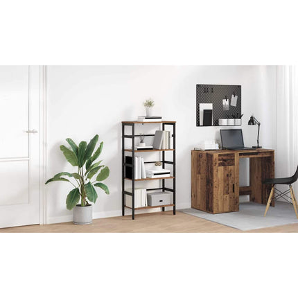 Hyllsystem 3 nivåer 60 x 29,5 x 115 cm Konstruerat trä